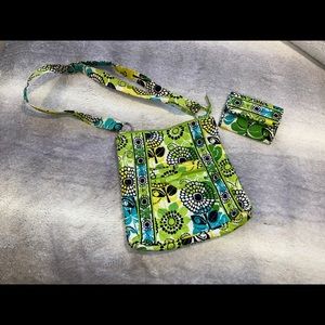 Vera Bradley Crossbody Bag & Wallet Set
